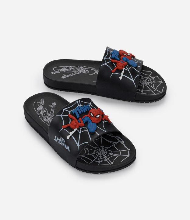 Chinelo Slide Infantil com Patch Homem Aranha - Tam 23 a 35 - 1