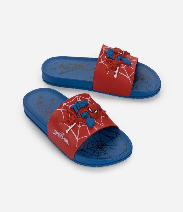 Chinelo Slide Infantil com Patch Homem Aranha - Tam 23 a 35 - 1