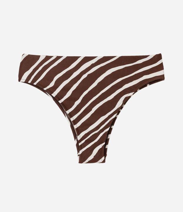 Biquíni Calcinha Hot Pants Asa Delta com Estampa Animal Print Zebra - 1