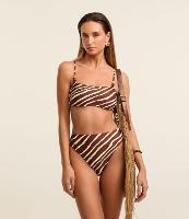 Biquíni Calcinha Hot Pants Asa Delta com Estampa Animal Print Zebra - 2