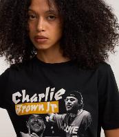 Camiseta Alongada em Algodão com Estampa CBJR Frente e Costas - 2