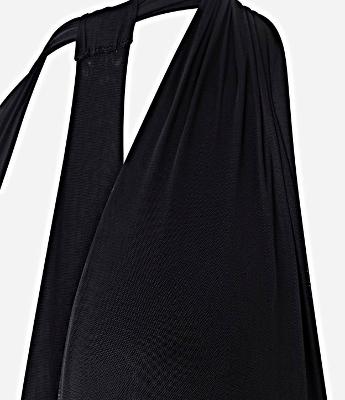 Body em Tule Frente Única com Costas Diferenciadas