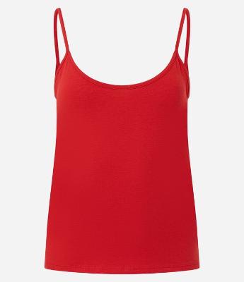 Blusa Básica de Alcinha em Algodão Peruano