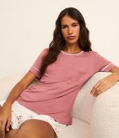 Pijama Short Doll em Viscose com Short Estampado Floral - 3