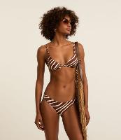 Biquíni Calcinha Básico em Microfibra com Estampa Animal Print Zebra - 2