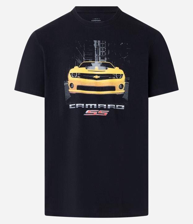 Camiseta Comfort em Algodão com Estampa Chevrolet - 1