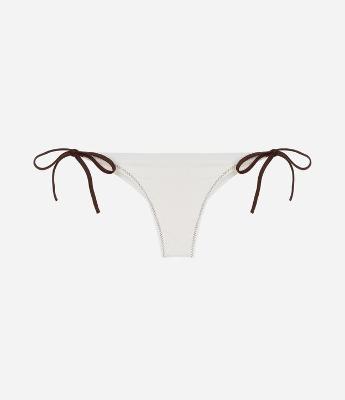 Biquíni Calcinha Lacinho com Empina Bumbum e Amarração Contrastante
