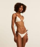 Biquíni Calcinha Lacinho com Empina Bumbum e Amarração Contrastante - 2