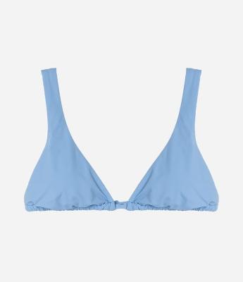 Biquíni Top Cortininha em Microfibra com Alças Largas