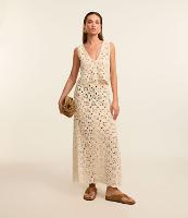 Saía de Praia Saia em Renda de Algodão - 2