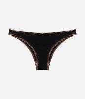 Biquíni Calcinha Básica em Microfibra com Pesponto Contrastante - 1