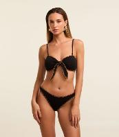 Biquíni Calcinha Básica em Microfibra com Pesponto Contrastante - 2