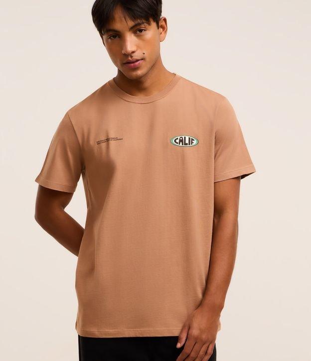 Camiseta Comfort em Algodão com Estampa Lettering - 2