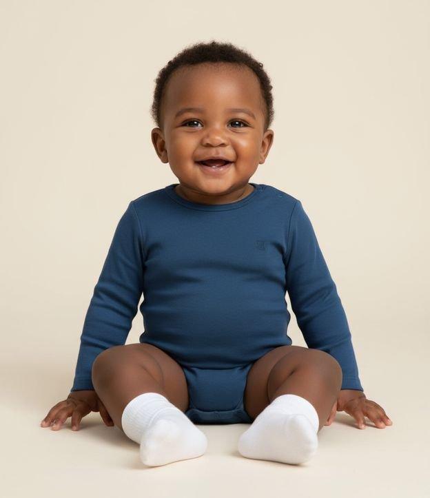 Body Infantil em Algodão Básico - Tam RN a 18 meses - 2