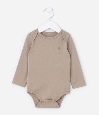 Body Infantil em Algodão Básico - Tam RN a 18 meses