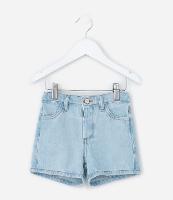 Short Infantil em Jeans Básico - Tam 1 a 6 Anos - 1
