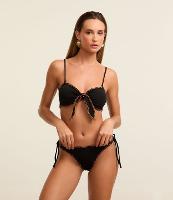 Biquíni Calcinha Lacinho em Microfibra com Pesponto Contrastante - 2