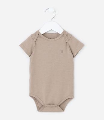 Body Infantil em Algodão Básico - Tam RN a 18 meses
