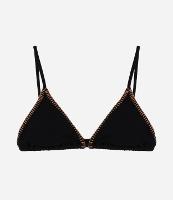 Biquíni Top Cortininha em microfibra com Pesponto Contrastante - 1