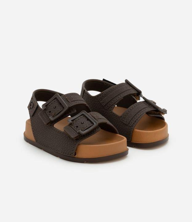 Sandália Infantil com Duas Fivelas - Tam 17 a 25 - 2