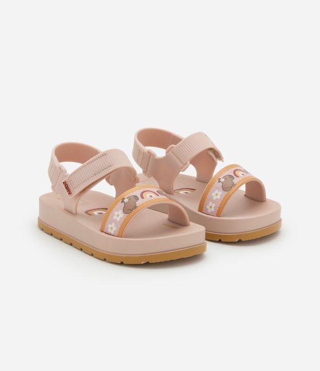 Sandália Infantil em PVC com Estampa de Capivara Zaxy - Tam 19 a 27 - 3