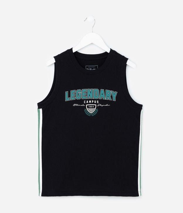 Regata Esportiva Infantil com Estampa Legendary - Tam 5 a 14 Anos - 1