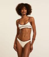 Biquíni Calcinha Básica em Microfibra Texturizada com Viés Contrastante e Fio Duplo - 2