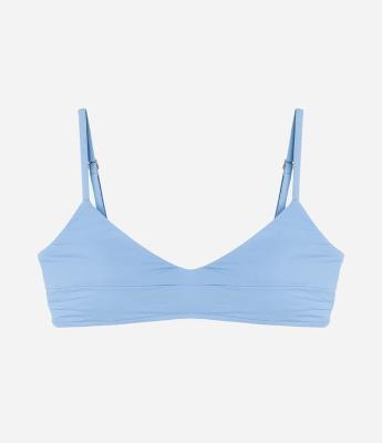 Biquíni Top Camisetinha em Microfibra com Recorte Horizontal