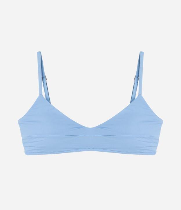 Biquíni Top Camisetinha em Microfibra com Recorte Horizontal - 1