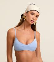 Biquíni Top Camisetinha em Microfibra com Recorte Horizontal - 2