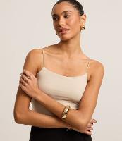 Blusa de Alça em Poliamida com Decote Reto - 2