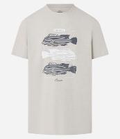 Camiseta Comfort em Algodão com Estampa de Peixe - 1