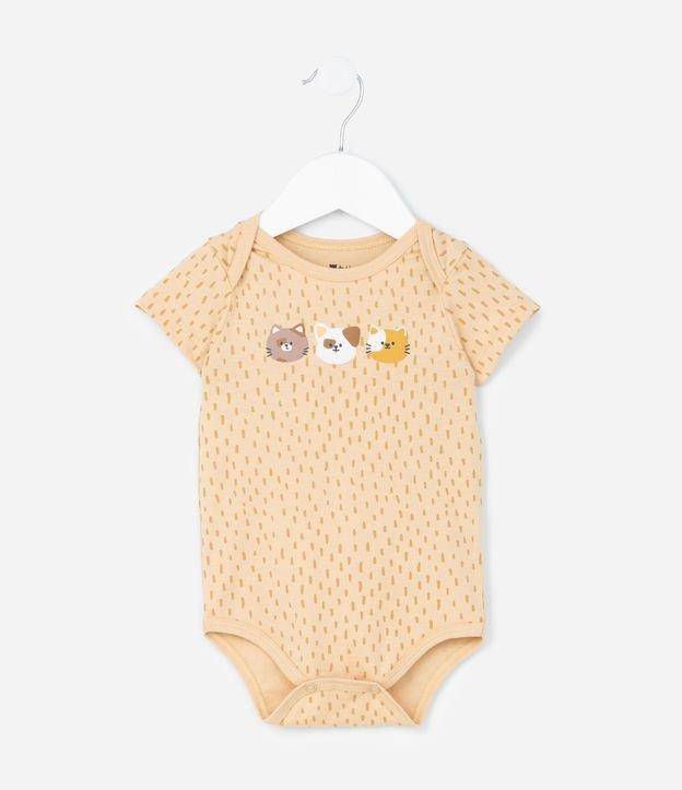 Body Infantil com Estampa de Bichinhos - Tam RN a 18 meses - 1