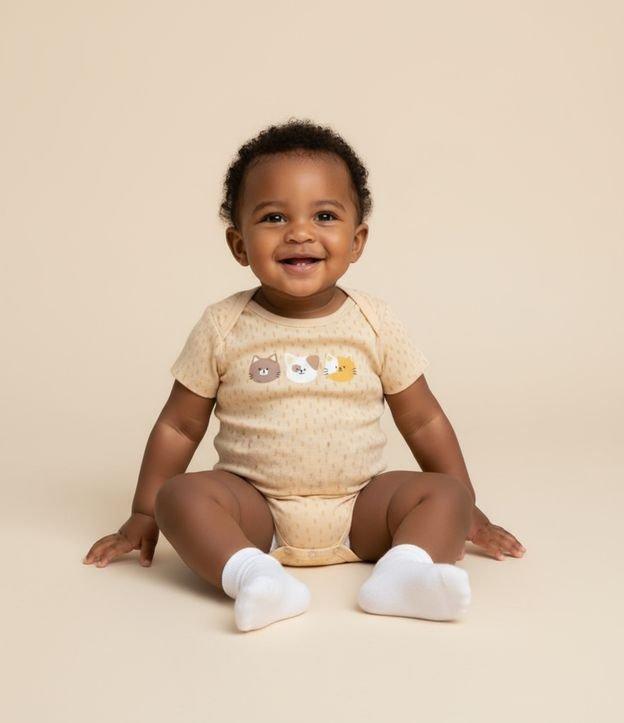 Body Infantil com Estampa de Bichinhos - Tam RN a 18 meses - 2