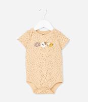 Body Infantil com Estampa de Bichinhos - Tam RN a 18 meses - 1