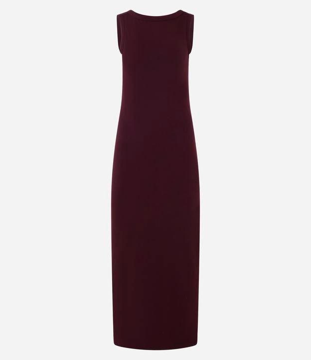 Vestido Longo em Ribana com Decote Halter nas Costas - 1