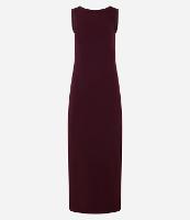 Vestido Longo em Ribana com Decote Halter nas Costas - 1