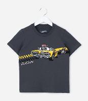 Camiseta Infantil com Estampa Hot Wheels - Tam 4 a 12 Anos - 1