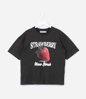 Camiseta Infantil com Estampa Morango - Tam 5 a 14 Anos - 1