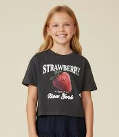 Camiseta Infantil com Estampa Morango - Tam 5 a 14 Anos - 2