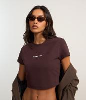 Blusa Baby Look em Algodão com Estampa Hot Person at Work - 1