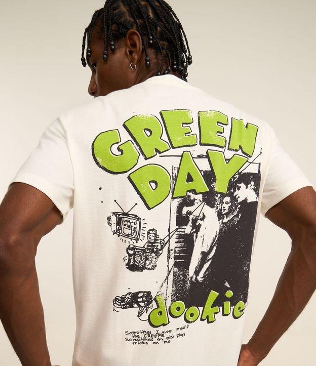 Camiseta Regular em Algodão com Estampa Green Day - 2