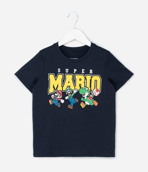 Camiseta Infantil com Estampa Super Mario - Tam 4 a 10 Anos - 1