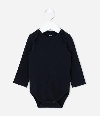 Body Infantil em Cotton Básico - Tam RN a 18 meses