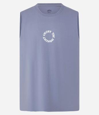 Regata Comfort em Algodão com Estampa Lettering