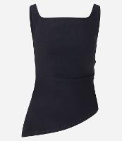 Blusa em Bengaline com Barra Assimétrica - 1