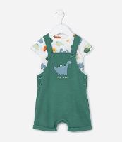Conjunto Infantil com Estampa Dinossauro - Tam 0 a 18 meses - 1