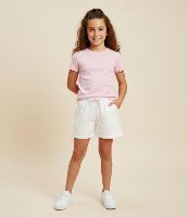 Short Infantil em Moletom com Bolsos - Tam 5 a 14 Anos - 2