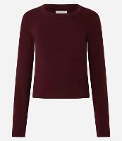 Blusa Básica Canelada em Ribana com Gola Redonda - 1