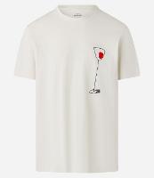 Camiseta Comfort em Algodão com Estampa de Vinho e Lettering - 1